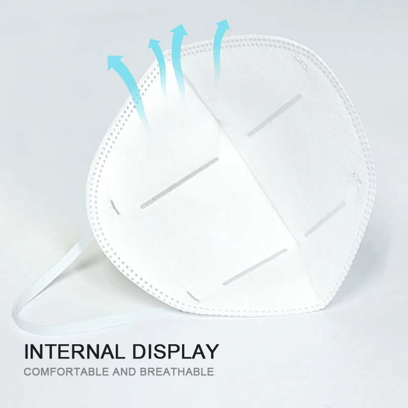 

Face Mask Antiviral Anti Dust Bacterial KN95 Mask 4-Layer PM2.5 Protective 95% Filtration 10Pcs KN95 Mouth Cover