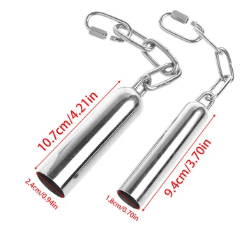 

Pet Bird Stainless Steel Bell Toys Chew Parrot Hanging Swing Cockatiel Parakeet 85WC