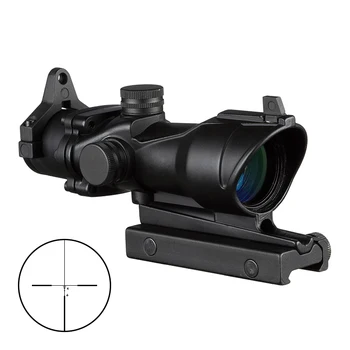 

4X32 Riflescope Sniper Crosshair Sight Riflescope With 20mm Picatinny Rail Mount Front Rear Sights Hunting Airsoft Guns