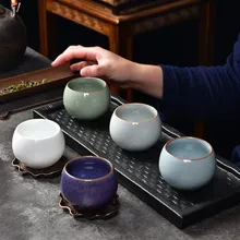 130 мл кунг-фу подвески-талисманы в китайском стиле чайный сервиз Китай чайная чашка пять известных печи чайные чашки поставки художественные ремесла чайная кружка