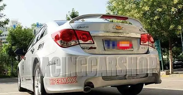 Окрашенный гоночный багажник спойлер светодиодный подходит для Chevy Cruze 2009 UP T003F