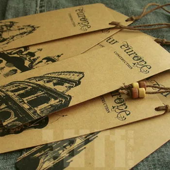

6 Pcs/Set World Famous Building Retro Cardboard Bookmark Mona Lisa Book Holder Gift Stationery