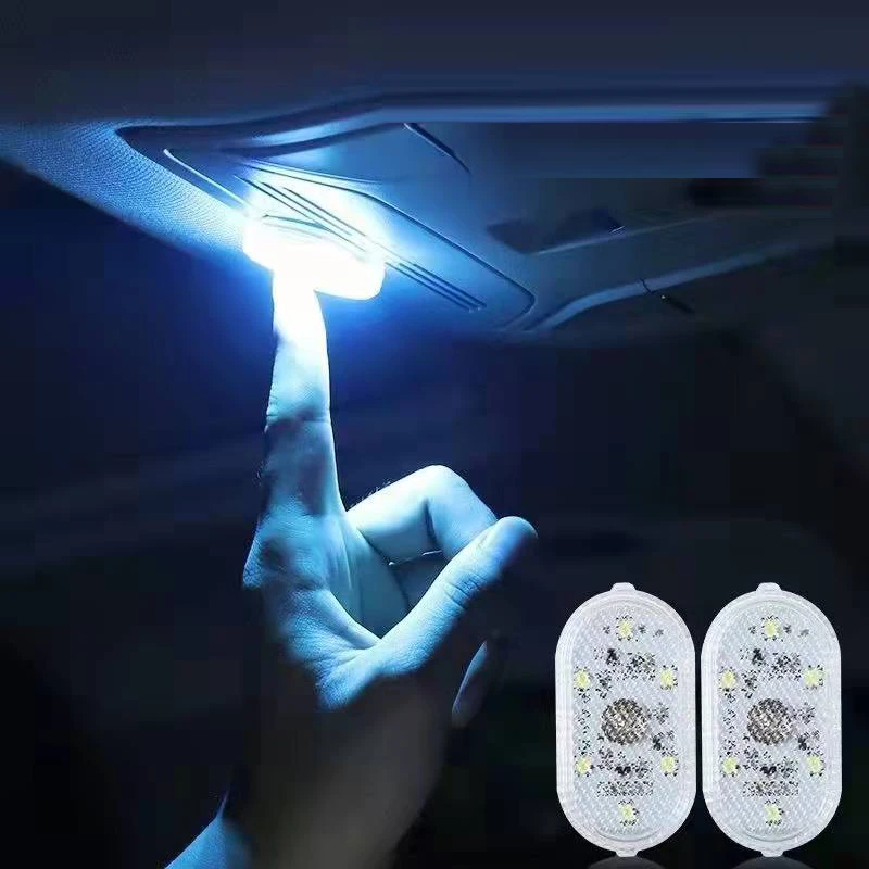 Car Interior LED Induction Light Atmosphere Touch Sensor Usb Charging Decorative Lamps for Hyundai ix35 iX45 iX25 i20 i30 | Автомобили и