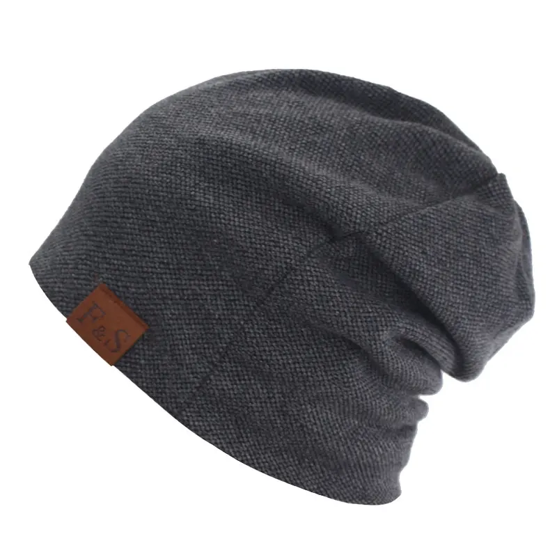 Skullies Beanies Knitted Hat Men Autumn Hats For Men Bonnet Gorras