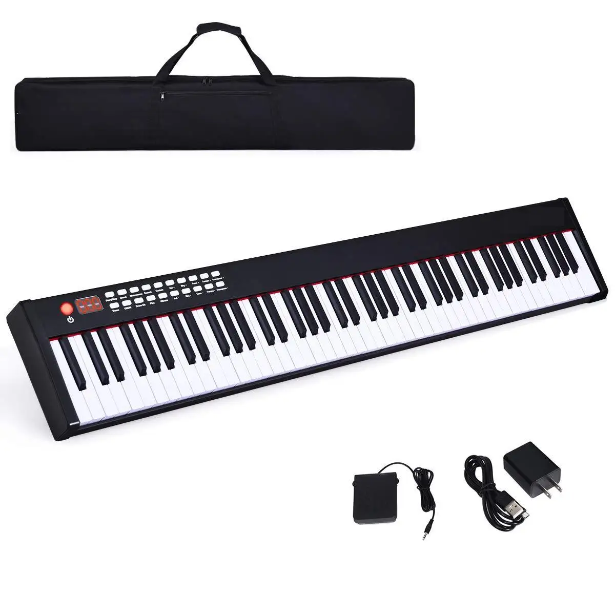 WERSI portable electronic piano 88-key beginner hand-rolled piano portable intelligent BX-II