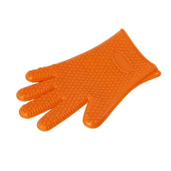 

Heat Resistant Silicone Oven Glove Thick Cooking BBQ Grill Glove Oven Mitt Baking Glove Kitchen Barbecue Glove Kitchen Gadgets