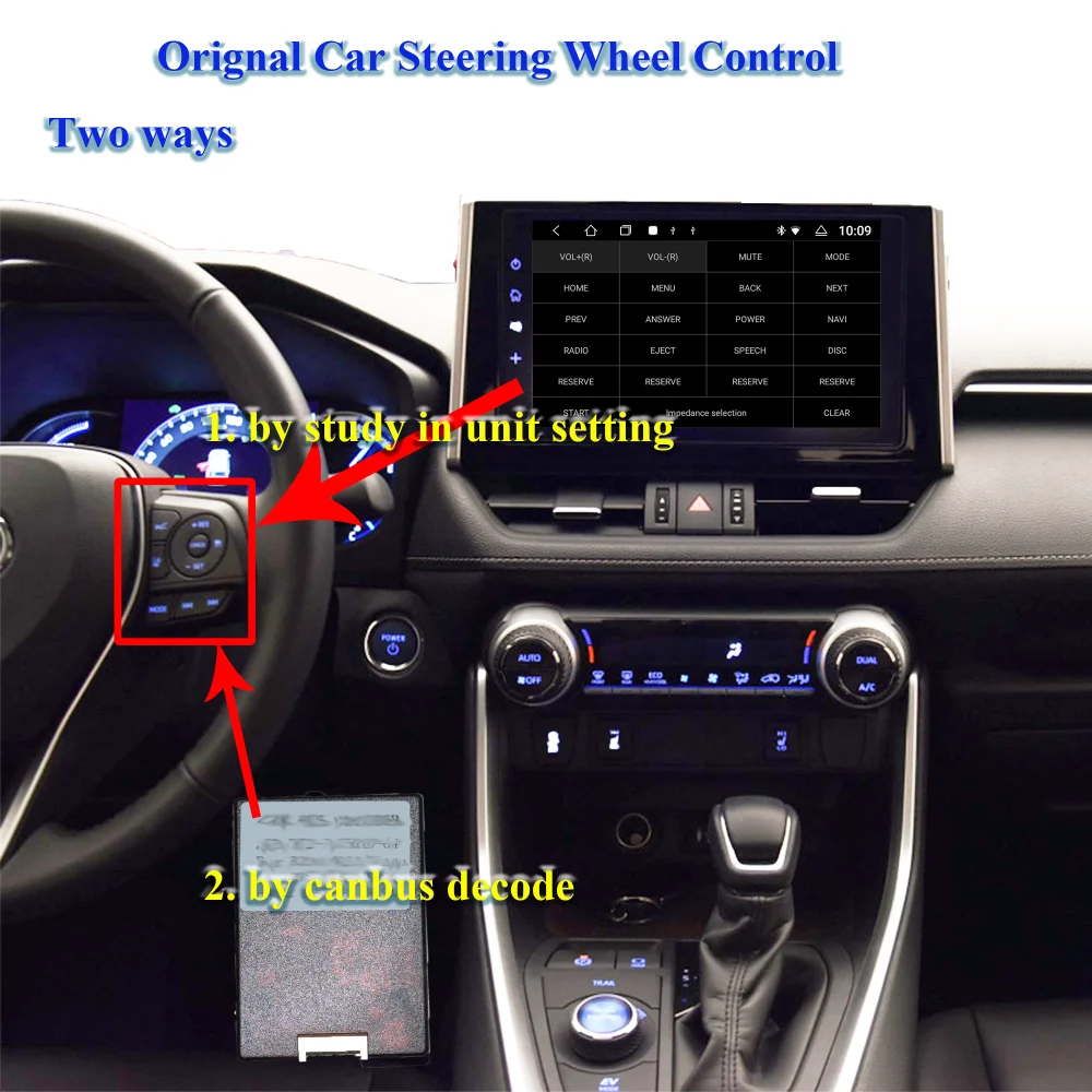 car dvd steering wheel control