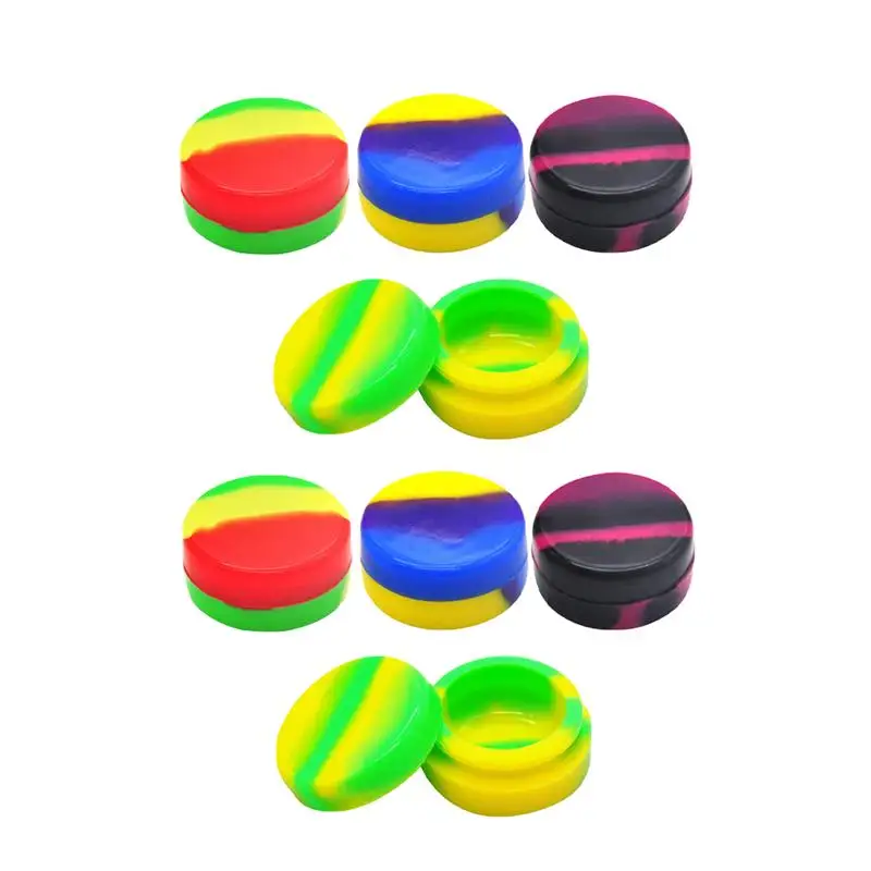 

10Pcs Portable Mini Silicone Medicine Case Pill Storage Box Medicine Pill Holder Tablet Cutter For Outdoor Travel Random Color