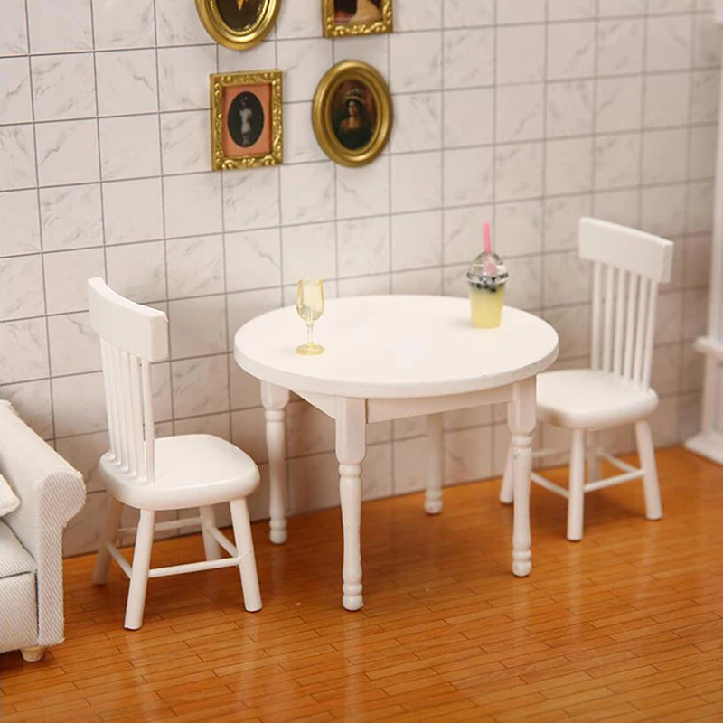 1:12 Dollhouse miniature dining furniture wooden chair 