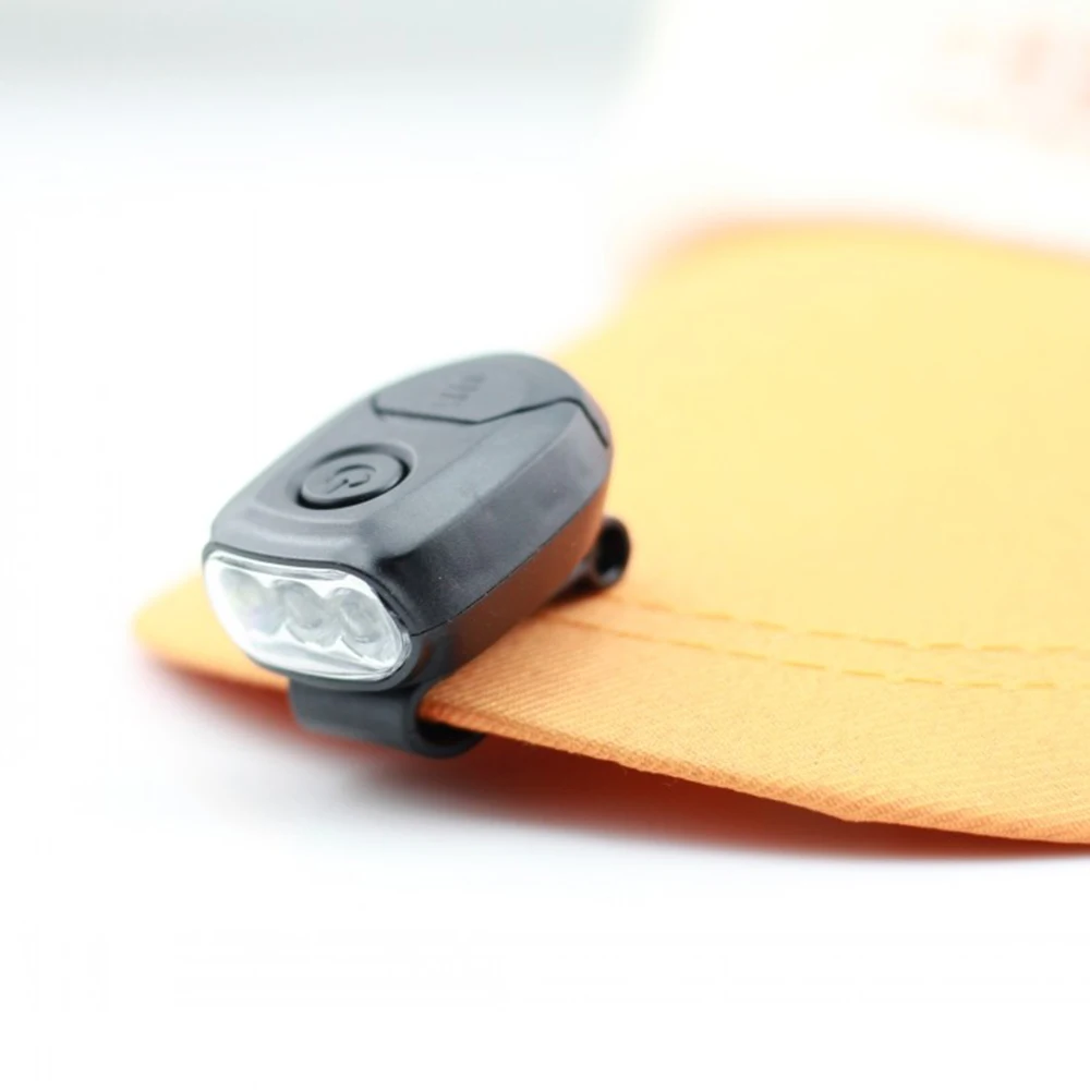 Battery Headlamp Outdoor Led Hat Cap Fishing Hunting Hiking Head Light