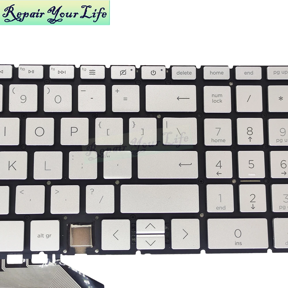 Original us Backlit Laptop Keyboard Teclados de Substituição Backlight para hp Envy 17 17-cg 17t-cg 17m-cg Pk132ur1a114 Pk132ur1c12 - Imagem 2
