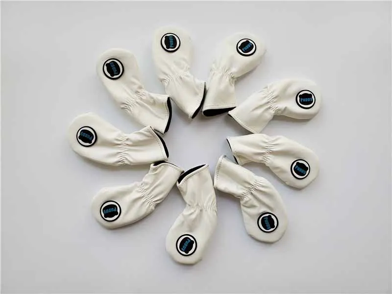 9 шт. щенок Гольф головных уборов клюшки для гольфа крышка головки белый 4-9PAS из