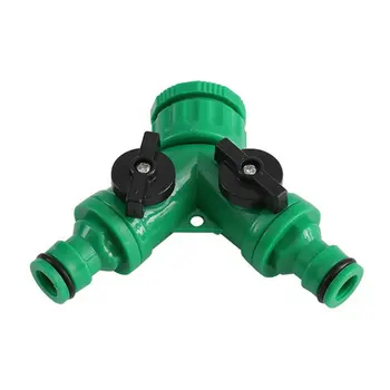 

Plastic household Y-shaped washing machine faucet connector one to two double pass valve water separator