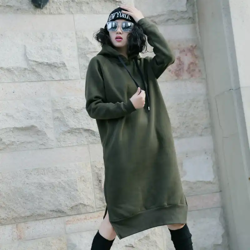 hoodie sweatshirt dress plus size