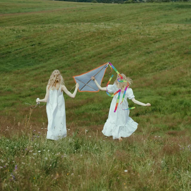 3 Sets DIY Easy to Fly Long Tail Kites Painting Blank Kites with Swivel Line 3