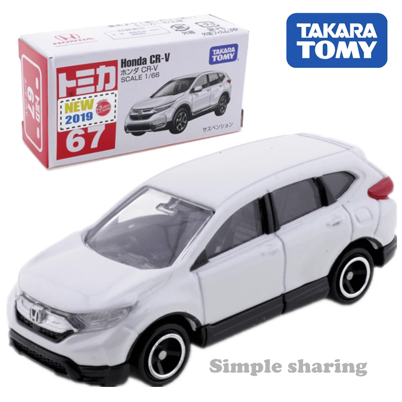 TAKARA TOMY TOMICA Honda Crv Car 1/66 No.67 Популярные миниатюрные детские игрушки для детей