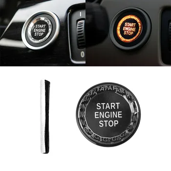 

ABS Crystal Start Stop Switch Button Cover For BMW E90 E91 E92 E93 E60 E84 E83 Decoration Car Replacement Accessories