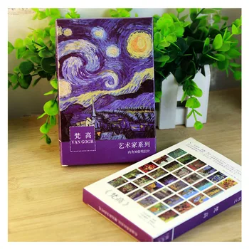 

30 Sheets Van Gogh Oil Painting Postcard Vintage Van Gogh Paintings Postcards Greeting Card Message Card