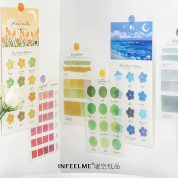 

5Pcs \ Kawaii DIY Sticker Decor For Laptop Phone Trunk Album Diary Calendar Scrapbook Student Stationery Office Supplies