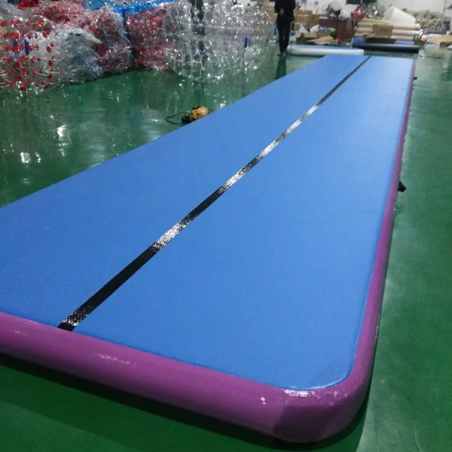 Free Shipping Inflatable Track Gymnastics Mattress 12*2*0.2m Gym Tumble