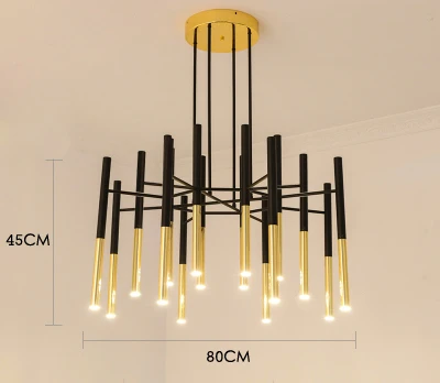 16 lights Постмодерн, роскошные светильники для гостиной, современный минимализм, атмосфера, домашний зал, столовая, спальня, скандинавские лампы - Цвет корпуса: 16 lights