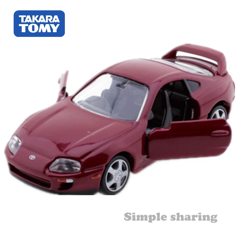 Takara Tomy Tomica № 02 Toyota SUPRA модель комплект 1: 62 Премиум игрушечных автомобилей популярные детские литые игрушки миниатюрный Mini roadster, пресс-форма