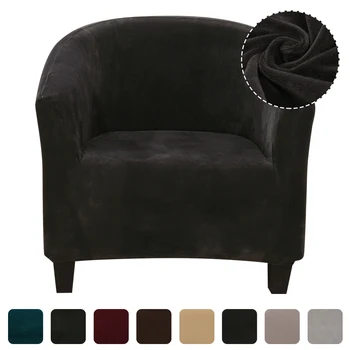

1 Seat Plush Sofa Cover for Living Room Elasticity Non-slip Couch Slipcover Universal Sofa cover for Stretch Home Decor