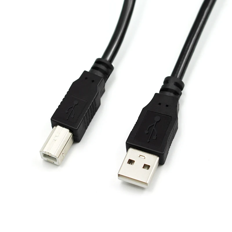 1.5m USB 2.0 Printer Cable USB Type A Male to Type B Male Foil Braided(inside) Shielded usb printer cable