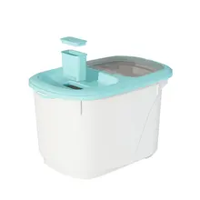 

Plastic 10/20Kg Rice Storage Box Sealed Moisture-proof Large Capacity Grain Flour Container Kitchen Rice Storage Box