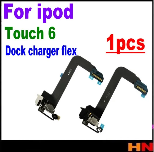 10 шт. оптовая продажа для iPod Touch 6 Оригинальный аудиоразъем зарядки наушников док