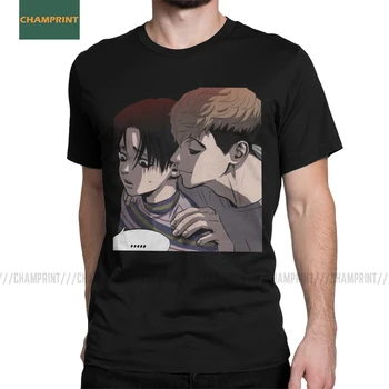 

Killing Stalking Yoonbum Sangwoo T Shirts Men Cotton T-Shirts KS Yoonbum Korea Kogi Yaoi Shonen Manga Tee Shirt Short Sleeve Top