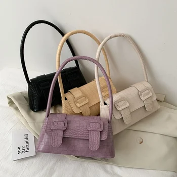 

Ladies Fashion Underarm Shoulder Bag Women Small Square Fashion Handbag Cover Girls Top-handle Shoulder Bag Dropship Whlesale