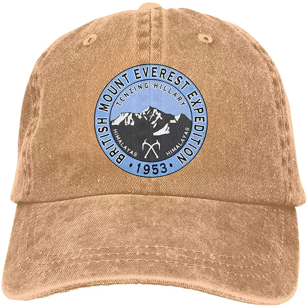 Мужская и Женская бейсбольная кепка в британском стиле Mount Everest Expedition 1953, джинсовая кепка для папы, Кепка водителя грузовика
