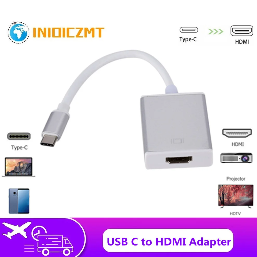 INIOICZMTI USB Type C to HDMI Adapter Cable USB 3.1 Thunderbolt 3 to HDMI USB C to HDMI Switch Cable Converter for Type C Device - ANKUX Tech Co., Ltd