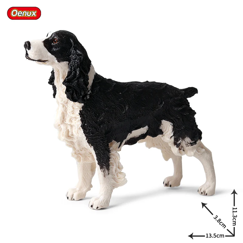Oenux 13 5x3 8x11 3 см Классический английский весенний спаниель фигурки домашних