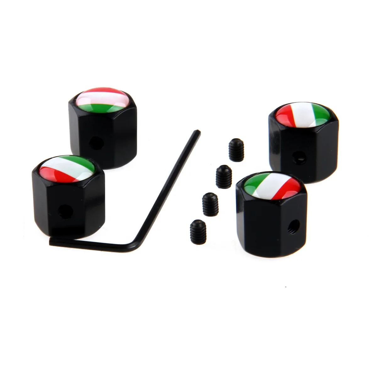 Автомобильные противоугонные колпачки POSSBAY черные с защитой от кражи для России