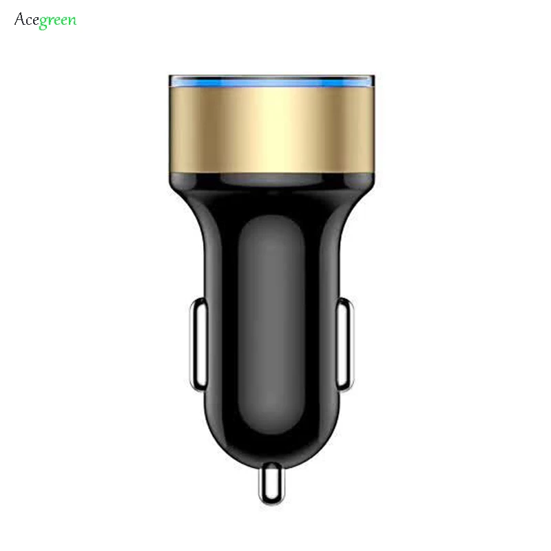 Acegreen светодиодный дисплей 3.1A двойной usb Автомобильное быстрое зарядное устройство для смартфона airpods планшета автомобильное зарядное устройство для телефона автомобильное зарядное устройство