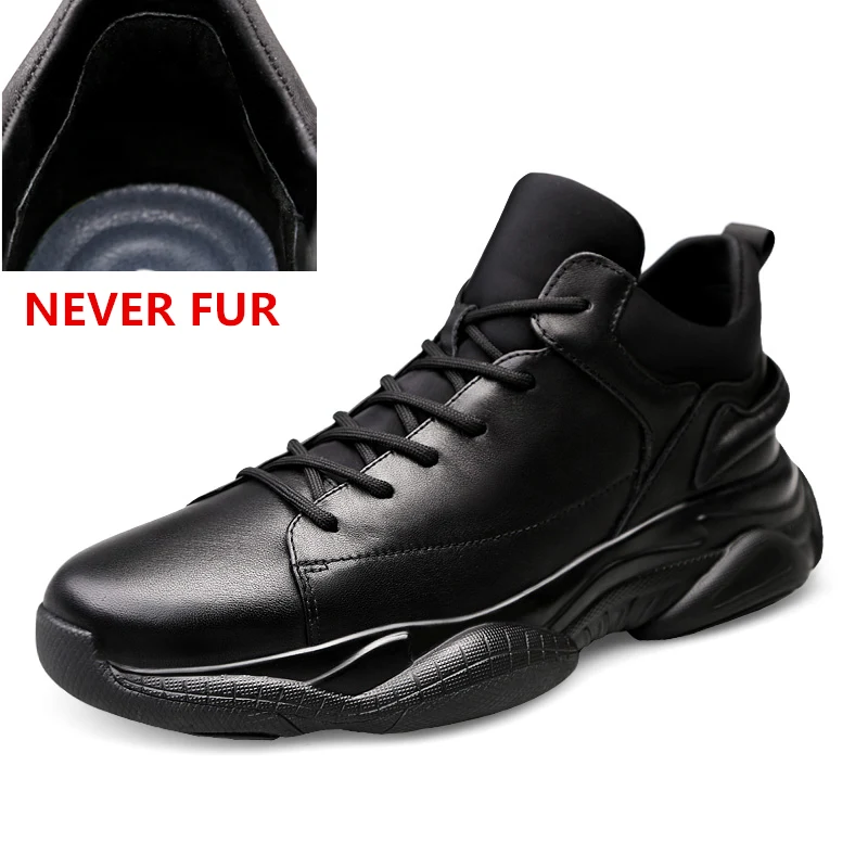 Мужская брендовая высококачественная повседневная обувь из натуральной кожи легкая мужская обувь на шнуровке модная уличная Мужская обувь для ходьбы a4 - Цвет: black 1
