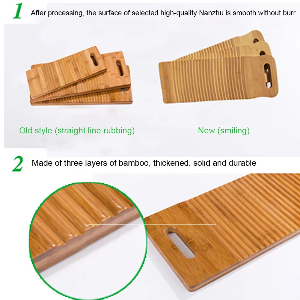Antislip Shirts Clean Practical Scrubboards Durable Home Kids Clothes Washboard Wave Faced Thickened Laundry Large Labor Saving