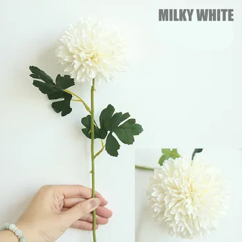 1 PC Dandelion Flower Ball Simulation Road Cited Artificial Flower Wall Fake Flower Home Decoration Wedding Holding Flower