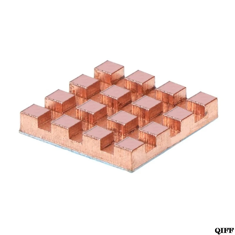 

Copper Heat Sink Back Heatsink Cooler for VGA GPU DDR DDR2 DDR3 RAM Memory IC Chipset MOS Cooling 13x13x2MM Aug. 14