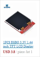 EGBO 1,54 Zoll 7PIN Weiß Blau OLED Bildschirm Modul SSD1309/CH1116G Laufwerk IC SPI Schnittstelle 128*64 – Detail 21