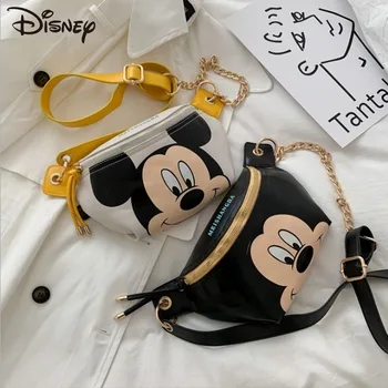 

Disney Messenger Bag Portable Donald Duck Belt Bag Female Trend Ins Super Fire Fashion Wild Cartoon Chest Bag