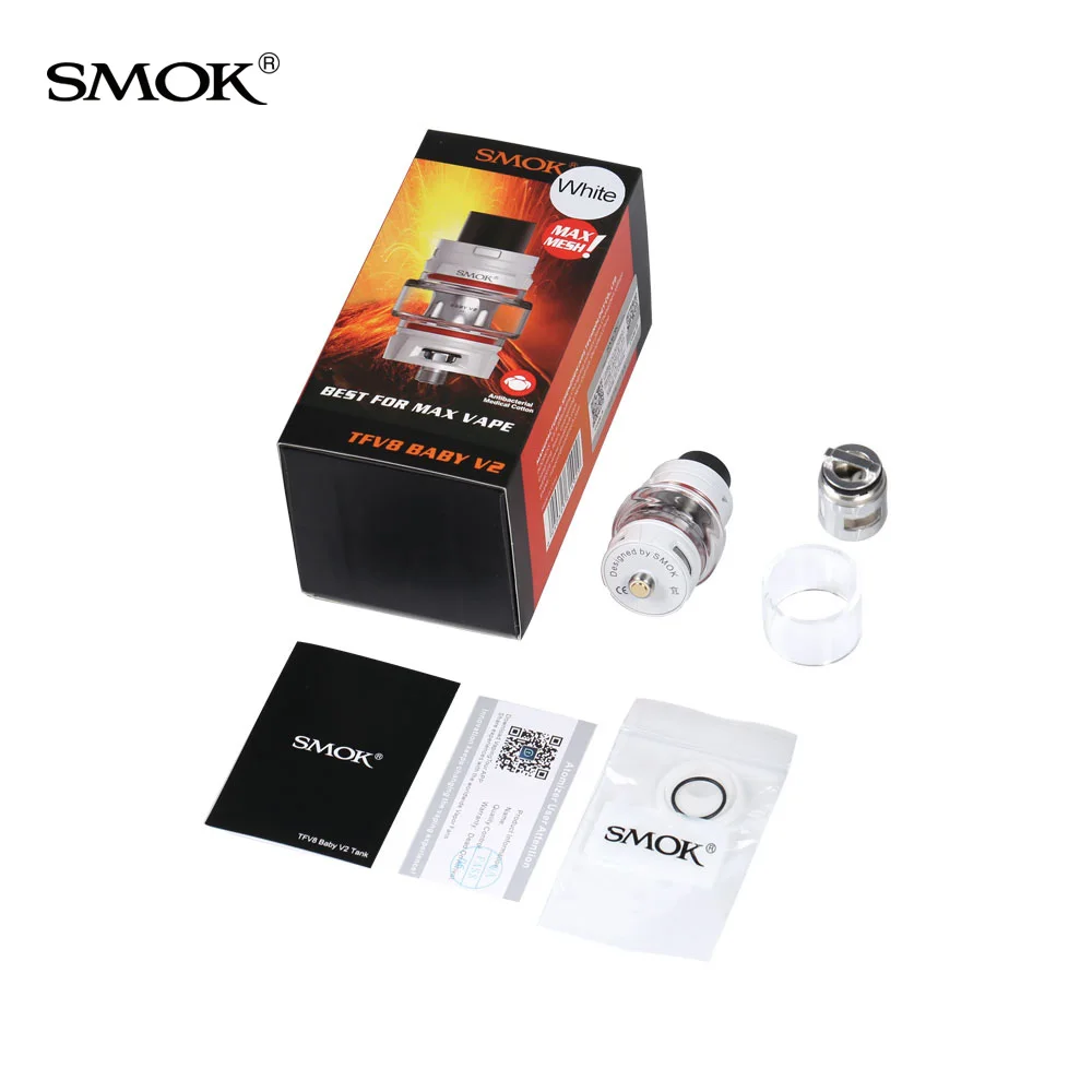 Бак Smok TFV8 Baby V2 Регулируемый воздушный поток 5 мл емкость для вейпа электронная