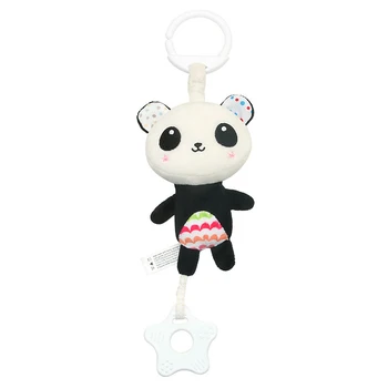 

2020 New Multifunctional Bed Bell Cartoon Animal Teether Music Hanging Toy for Baby Stroller