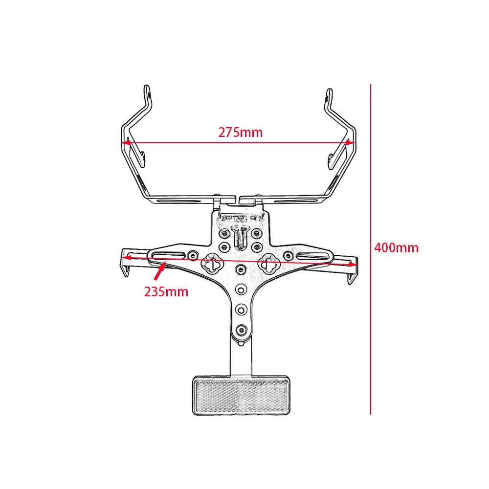 Регулируемый держатель номерного знака для Honda CBR600RR CBR 600 RR 2013 Fender Eliminator Кронштейн номерного знака