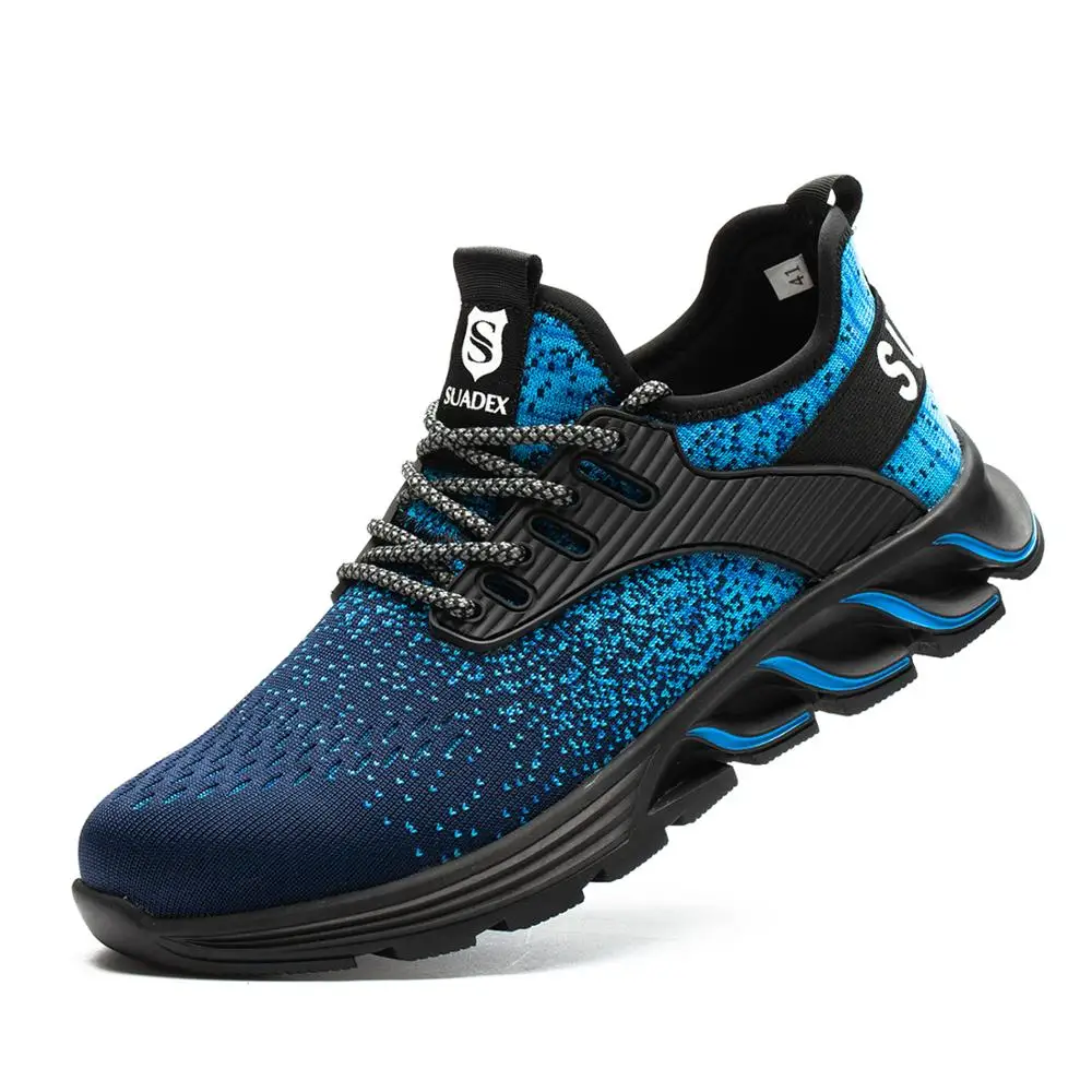ตัวเลือกสินค้า SUADEX ผู้ชายผู้หญิงรองเท้าเพื่อความปลอดภัย Steel Toe รองเท้า Anti-Smashing รองเท้าน้ำหนักเบา Breathable คอมโพสิต Toe Men EUR ขนาด37-48