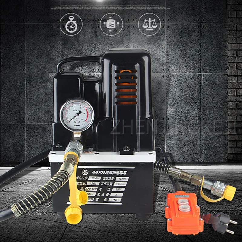 

Portable 110V / 220V Small Hydraulic Pump Charging Mode Electric High Pressure Hydraulic Pump Hand Press Switch / Foot Switch