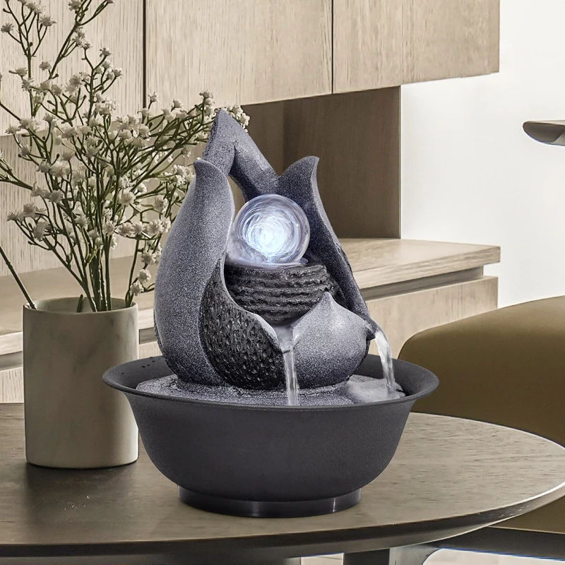 

Water Fountain Decoration Office Desk Feng Shui Wheel Home Decoration Home Trend Decoration Relocation Opening Gift