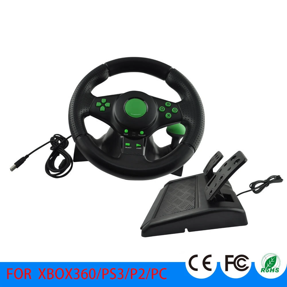 Racing Sim Game оплётка на Руль игровой С Педалями автотовары Для автомобиля XBOX 360 PS2 PS3
